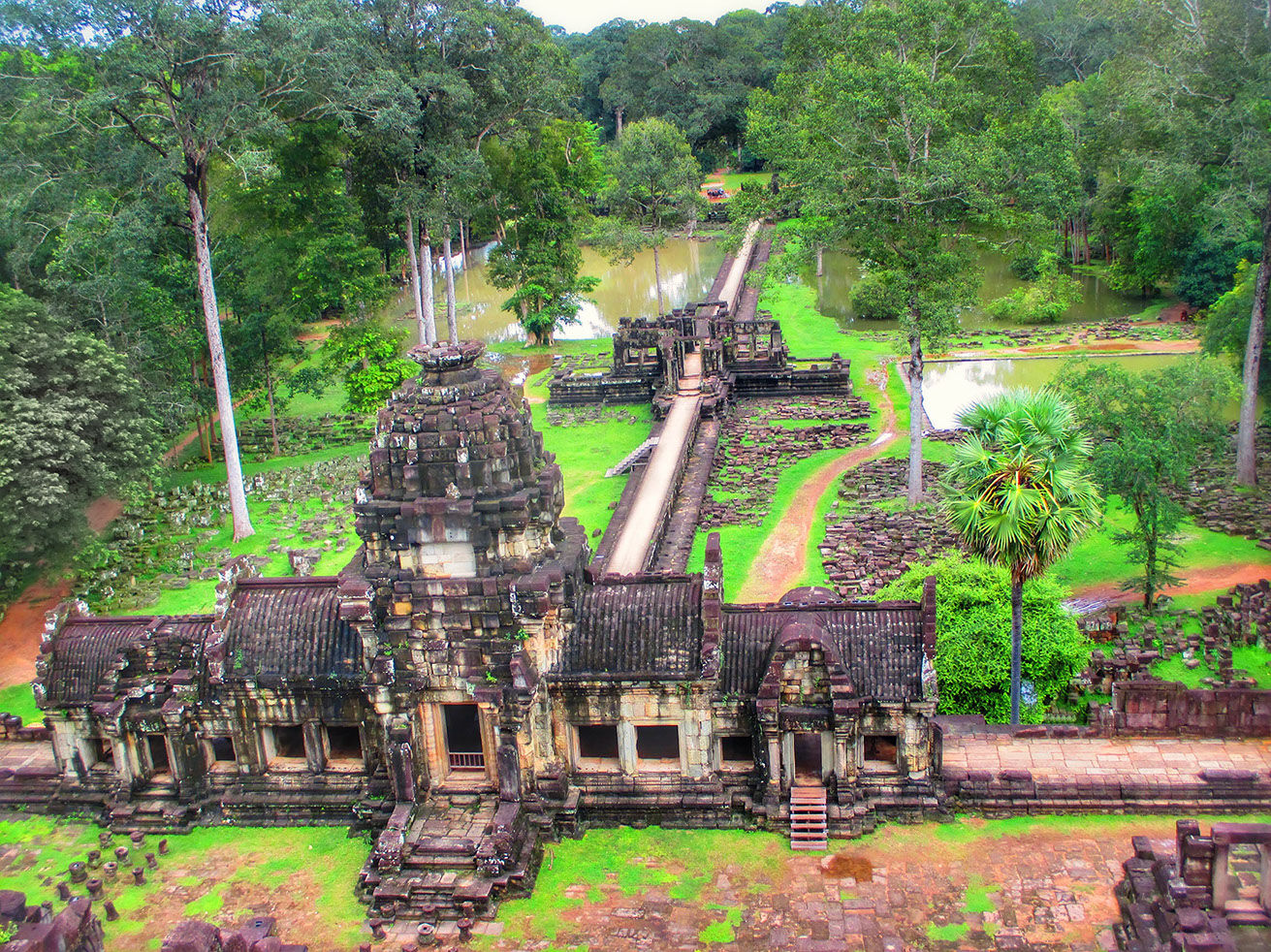 Immerse in Angkor Thom’s secure and serene heritage